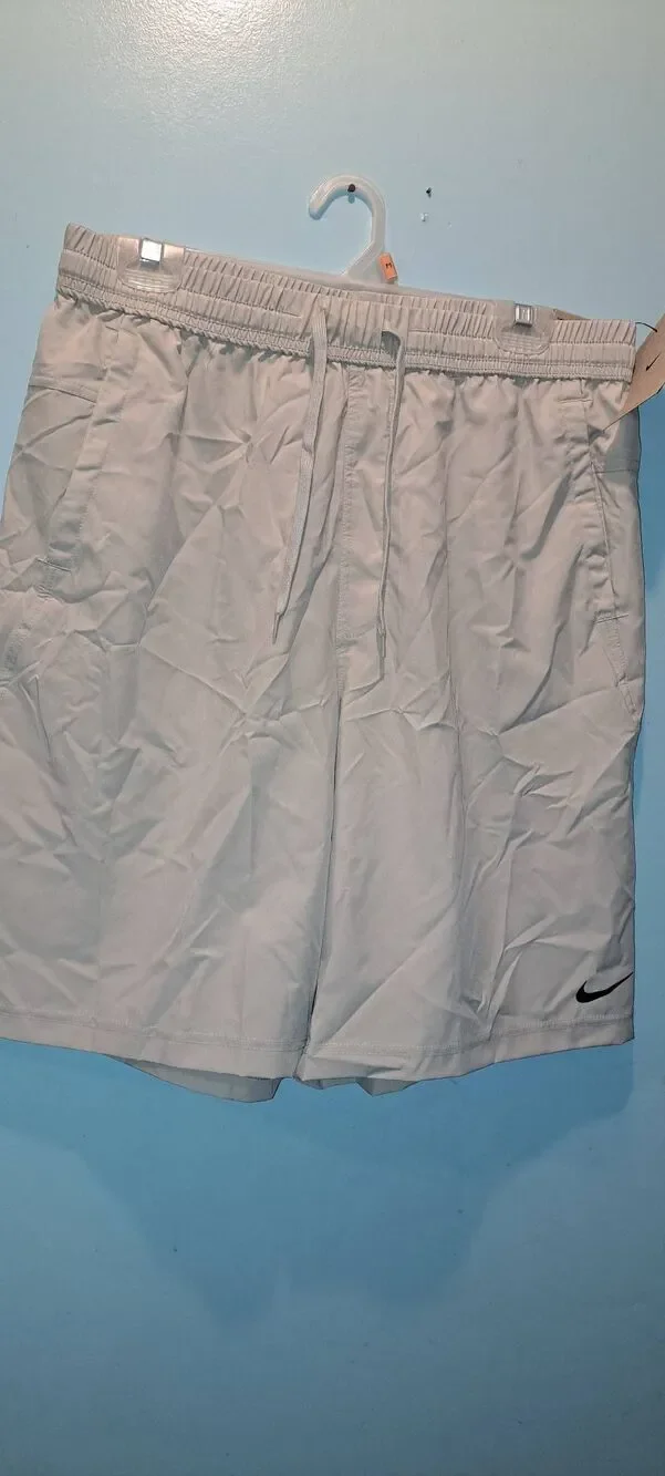Nike Form Dri-Fit Men’s Training Shorts L Tall Tan 34 Waist 9” NWT FN2998-251